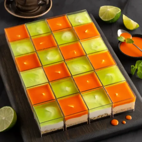 Ассорти чизкейков в верринах